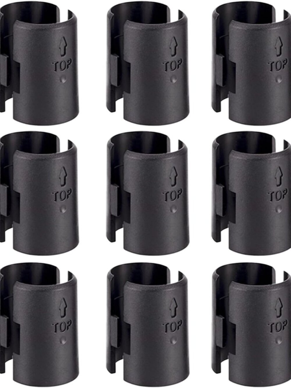 18-Packs Wire Shelving Shelf Lock Clips for 1" Post- Shelving Sleeves,Fits with